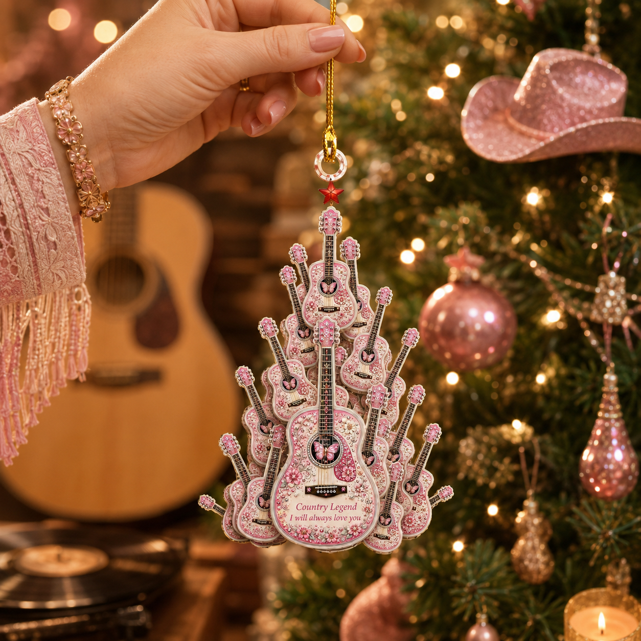 Queen of Country 1946-2026 “Timeless Spirit” Hanging Ornament
