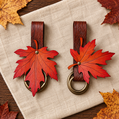 🍁Limited Early Bird Price🔥– Autumn Maple Leaf Skirt Hike Set（2PCS）