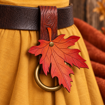 🍁Limited Early Bird Price🔥– Autumn Maple Leaf Skirt Hike Set（2PCS）