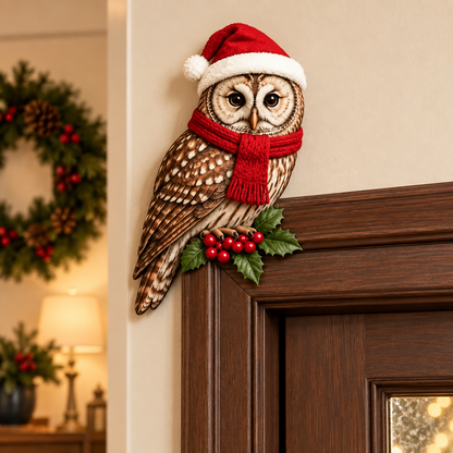 Christmas Hat Bird Shelf & Corner Decoration