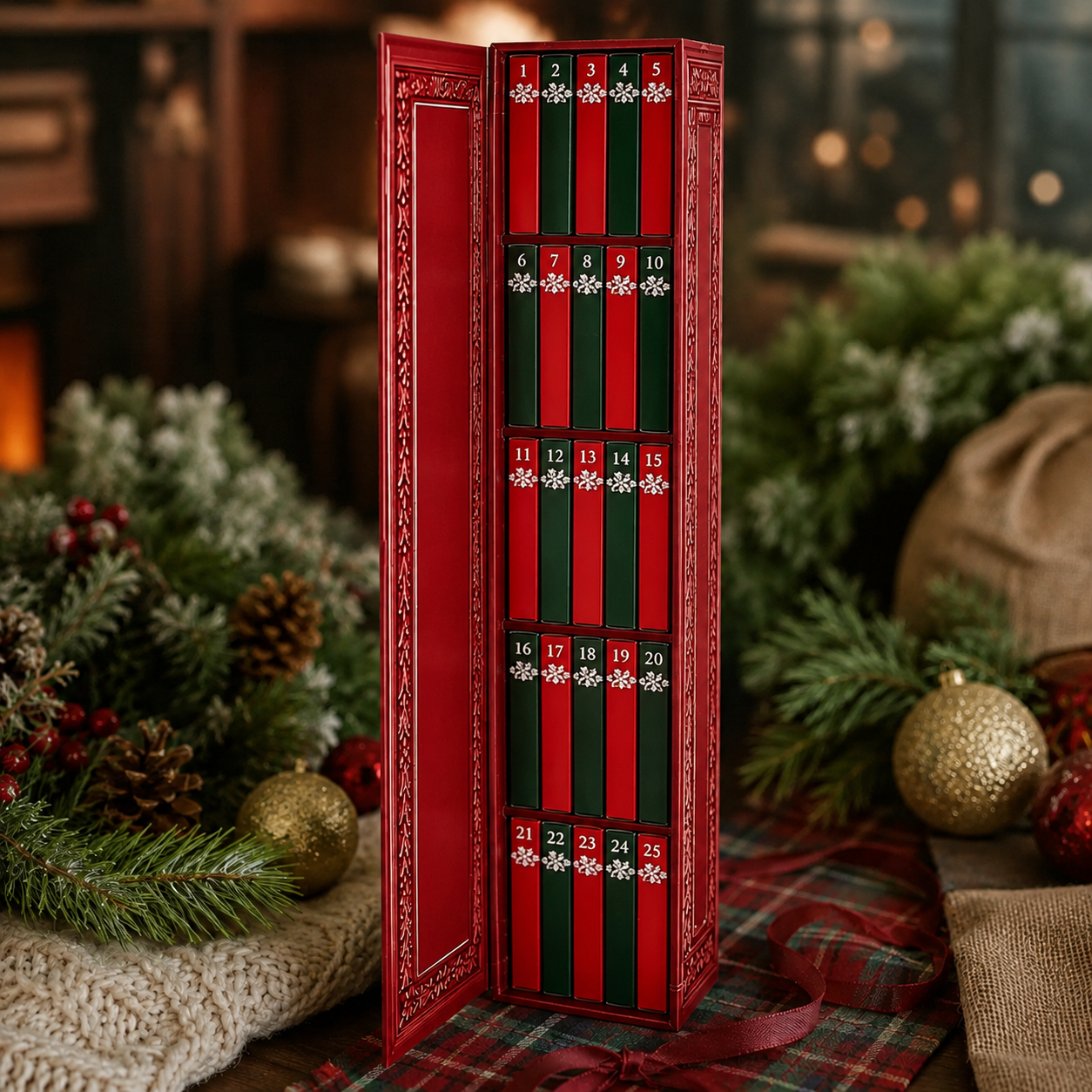 “The Miniature Library” 25-Day Holiday Countdown Box