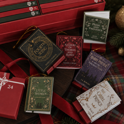 “The Miniature Library” 25-Day Holiday Countdown Box