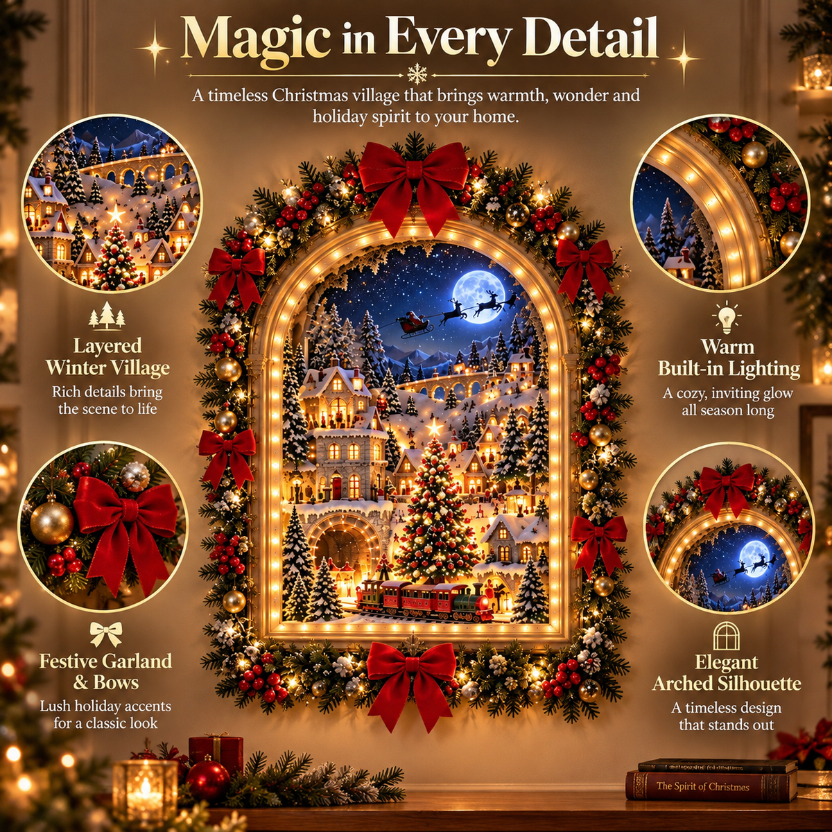 The Christmas Portal™ – Animated Christmas Village