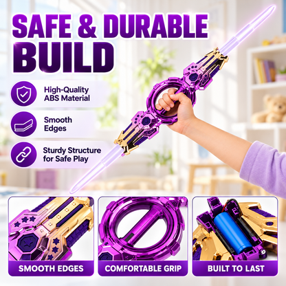 🔥 LAST DAY 50% OFF-Retractable LED Toy Light Sword Saber Katana