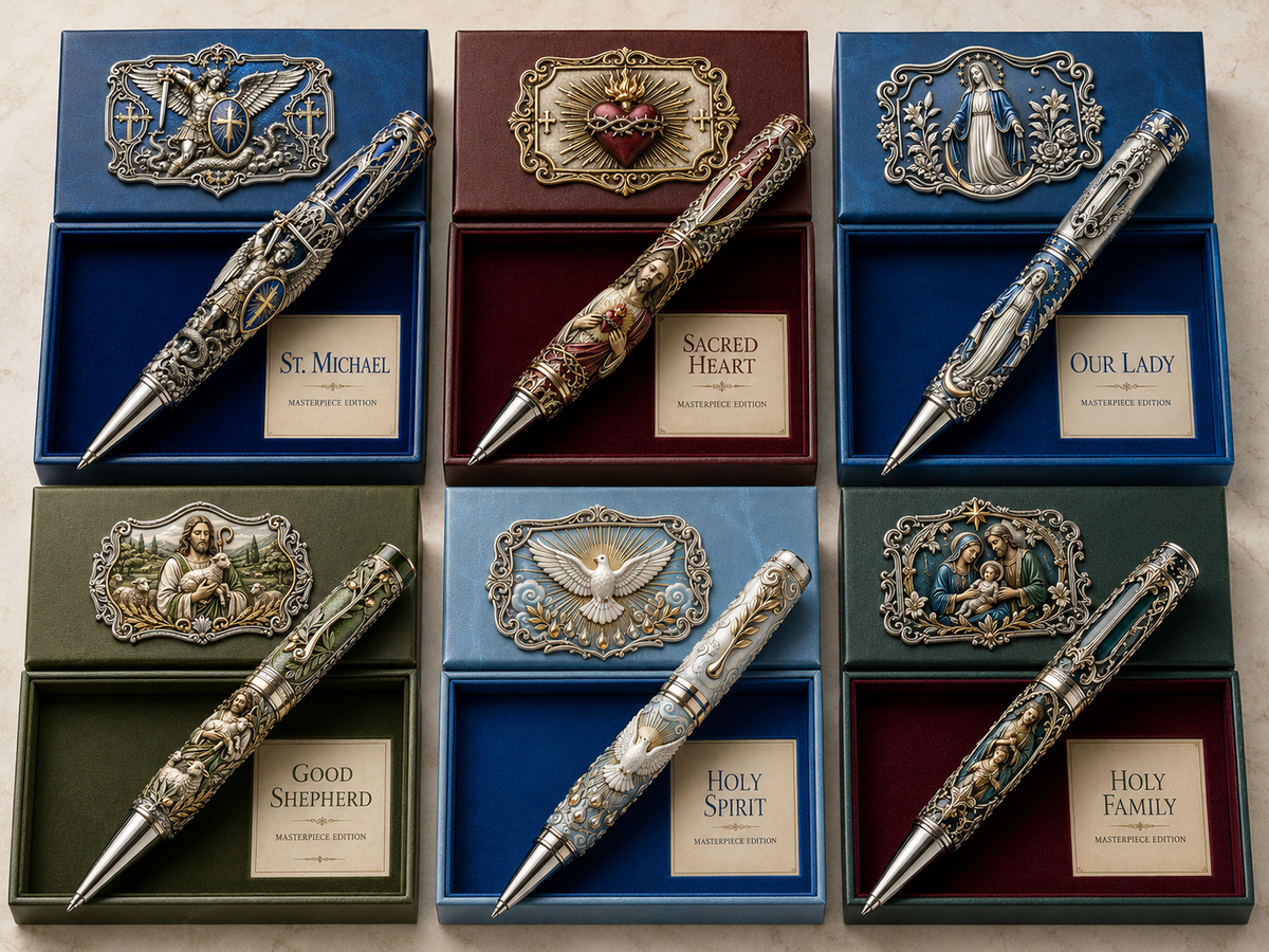 🔥 LAST DAY 49% OFF – ✝️ Sacred Legacy Faith-Inspired Keepsake Pen Collection | 6 Devotional Designs for Prayer Journaling, Bible Study & Meaningful Christian Gifts 🖊️✨