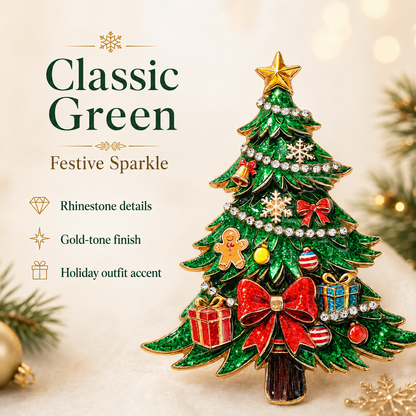 2026 Limited Edition-Yuletide Evergreen Artisan brooch