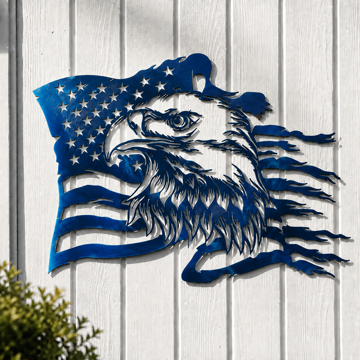 🦅Last Day 49%Off-Freedom Eagle American Flag Wall Art