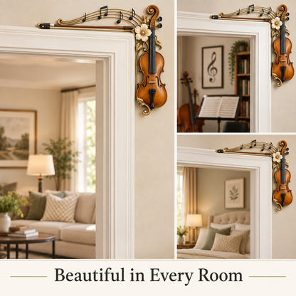 Violin & Music Notes Door Topper