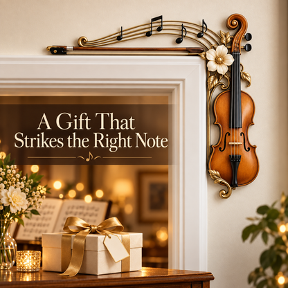 Violin & Music Notes Door Topper