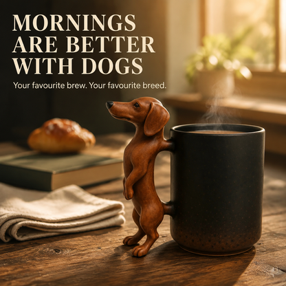 🐕Handmade Dachshund Mug