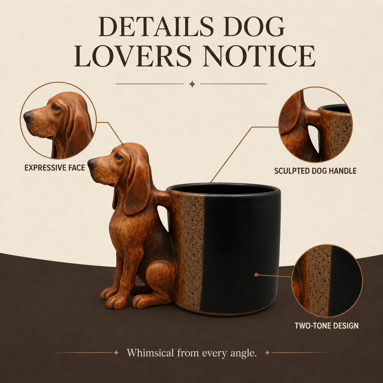 🐕Handmade Dachshund Mug