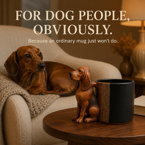 🐕Handmade Dachshund Mug
