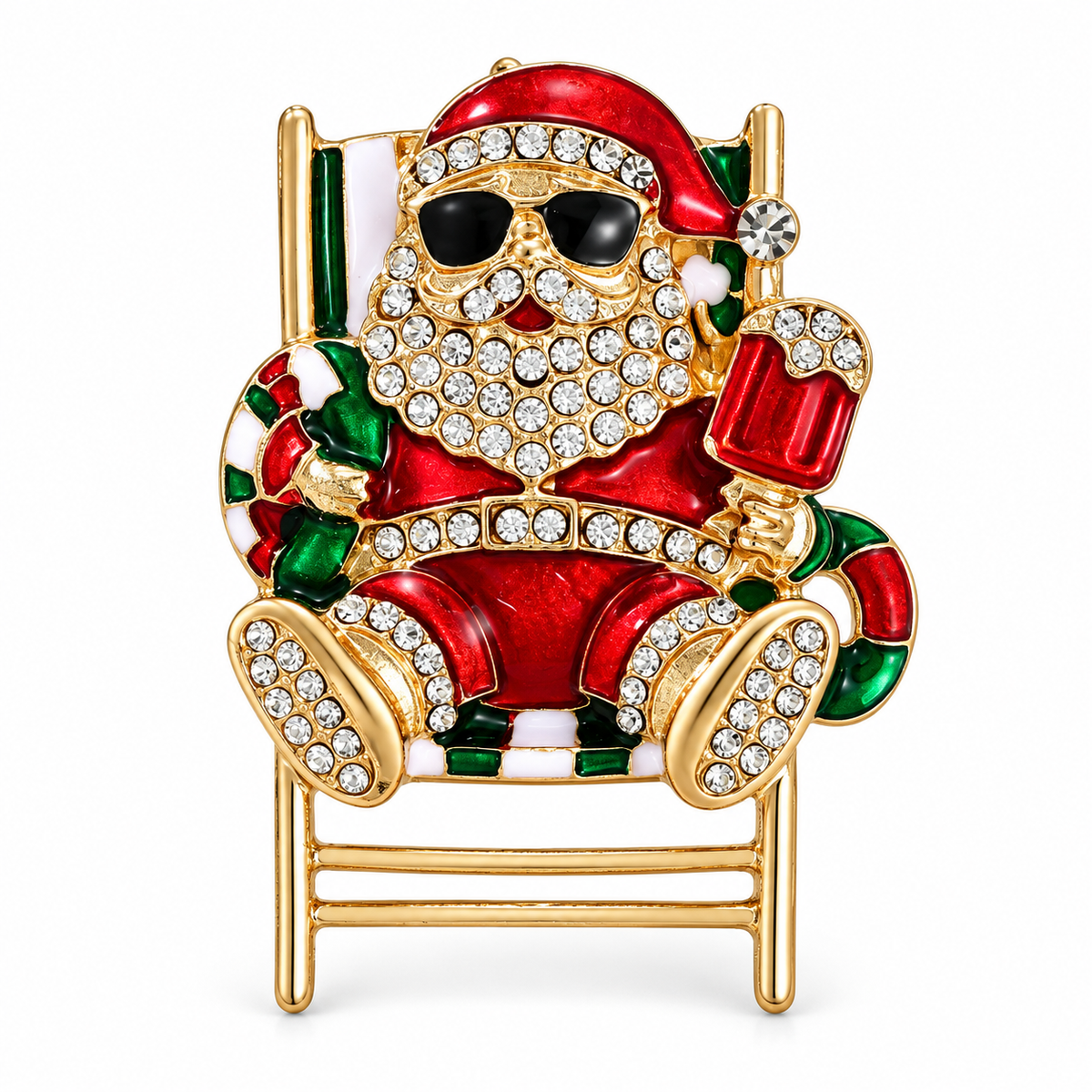Christmas Enamel Lapel Pin Collection (16 Cute Designs)