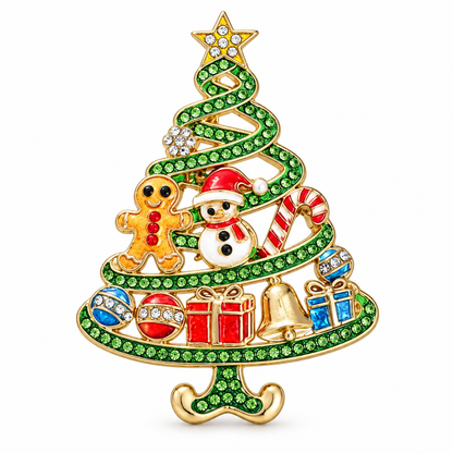 Christmas Enamel Lapel Pin Collection (16 Cute Designs)