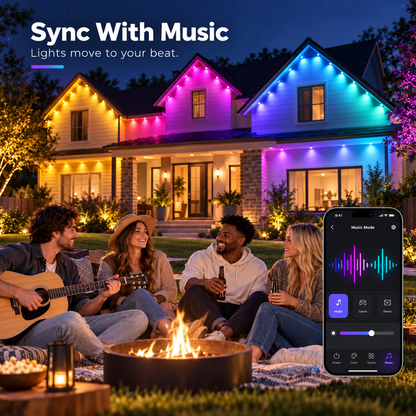 🎅Early Christmas 49% OFF - Smart Rainbow LED Permanent Outdoor Light - Smartlight 🎁