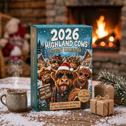 2026 Highland Cows Advent Calendar
