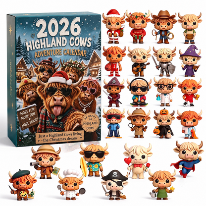 2026 Highland Cows Advent Calendar
