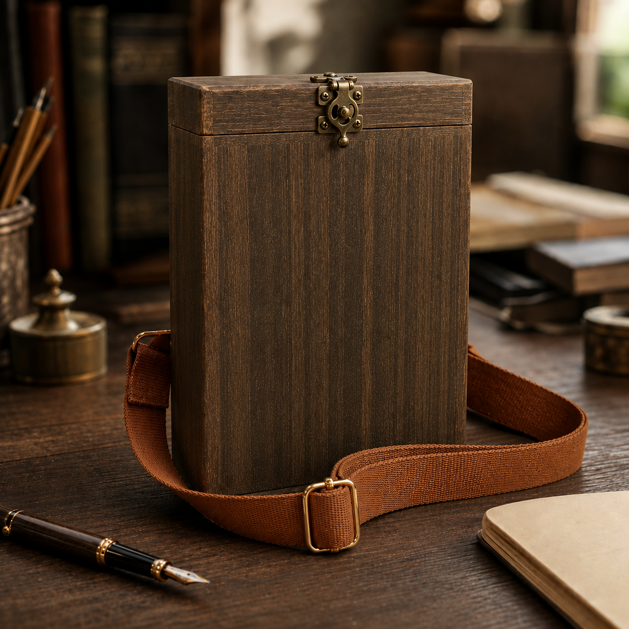 Writers Messenger Wood Box A5