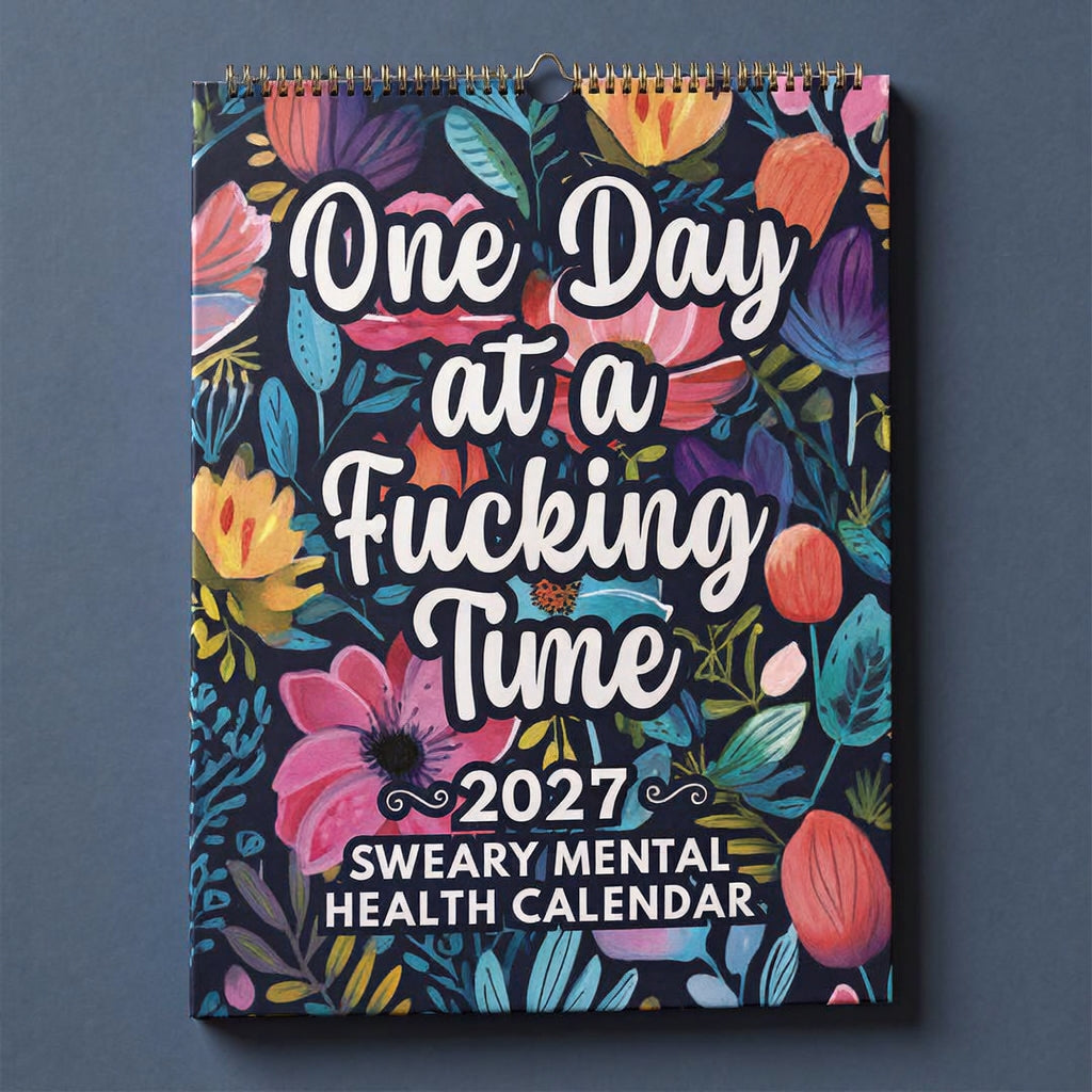 📅 2027 Sweary Mental Health Calendar - Perfect for Home Decor & Gift Ideas
