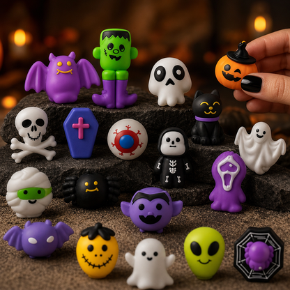 🎃2026 Halloween Countdown Calendar Blind Box Squishy💀