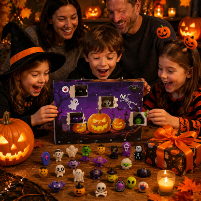 🎃2026 Halloween Countdown Calendar Blind Box Squishy💀