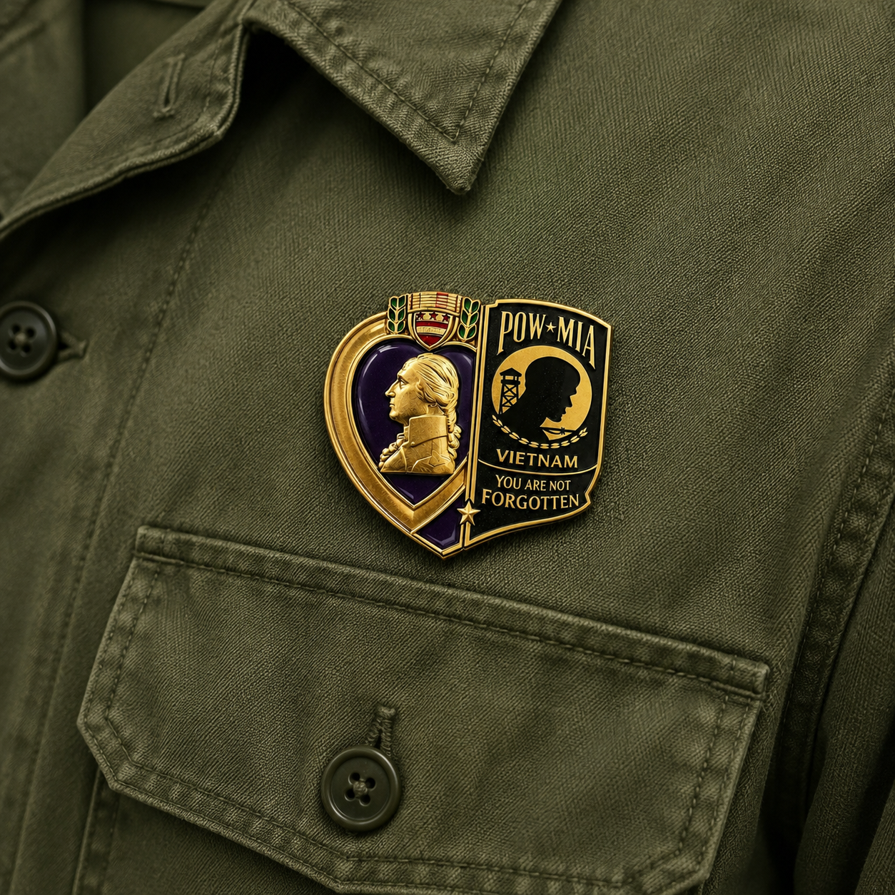 Vietnam Veterans Remembrance Lapel Pin