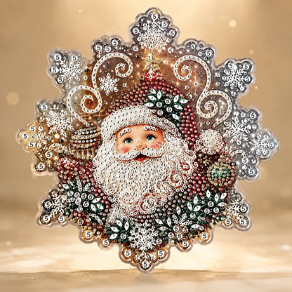 🎅Christmas Pre Sale 60% OFF!!🎄Christmas Pearl Diamond Art Hanging Ornament Kit | Resistant Non-Fading Pearl Beads DIY Handmade Holiday Hanging Decor 🎅💎