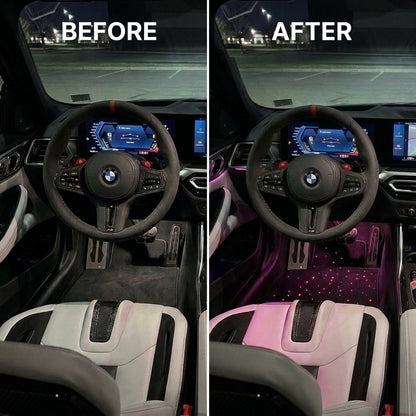 Luxury LED Light 3D Ambient Lighting Car Floor Mat