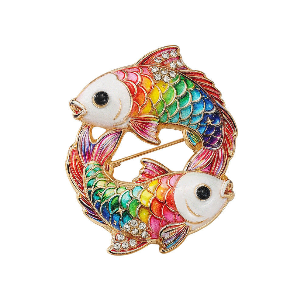 Luxury Zodiac Enamel Brooch – Choose Your Sign