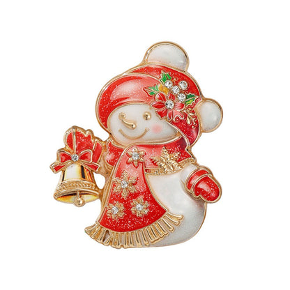 Christmas Enamel Lapel Pin Collection (16 Cute Designs)