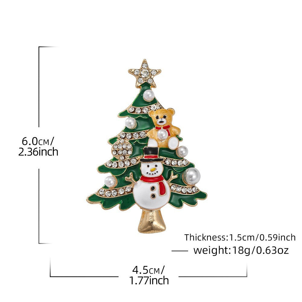 Christmas Enamel Lapel Pin Collection (16 Cute Designs)