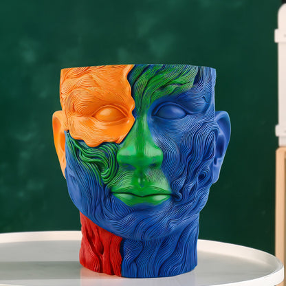 🌷Brutalist Abstract Beauty Face Flower Pot