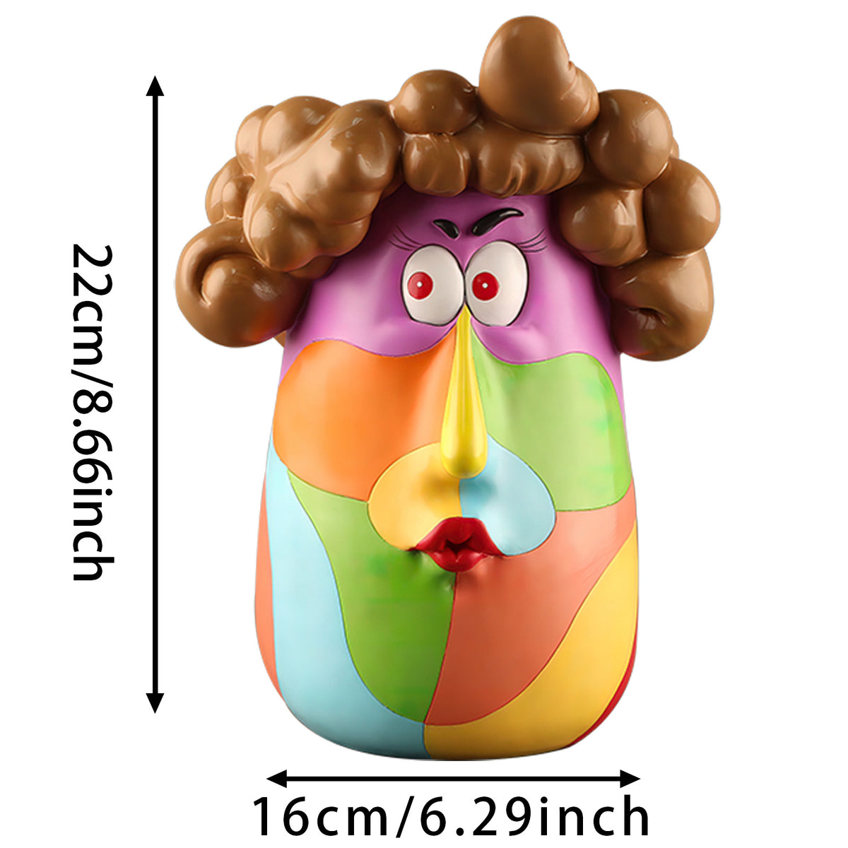 🌷Brutalist Abstract Beauty Face Flower Pot