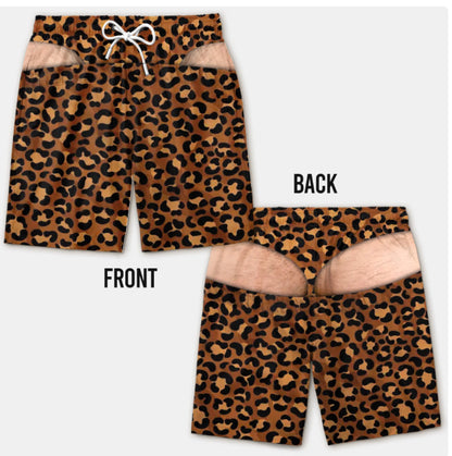 The "Cheeky Commando" Novelty Prank Swim Trunks – Guaranteed to Cause Double-Takes!