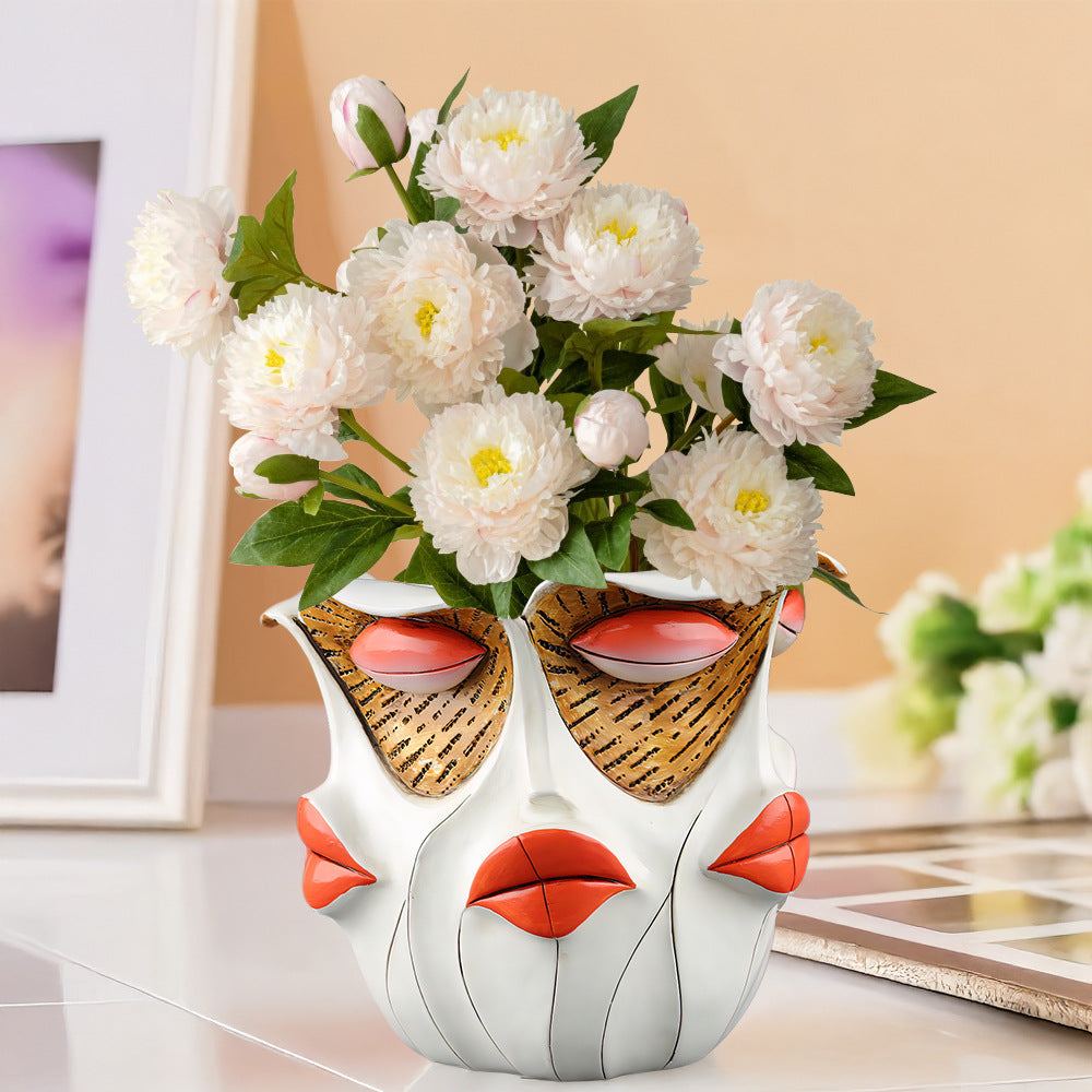 🌷Brutalist Abstract Beauty Face Flower Pot