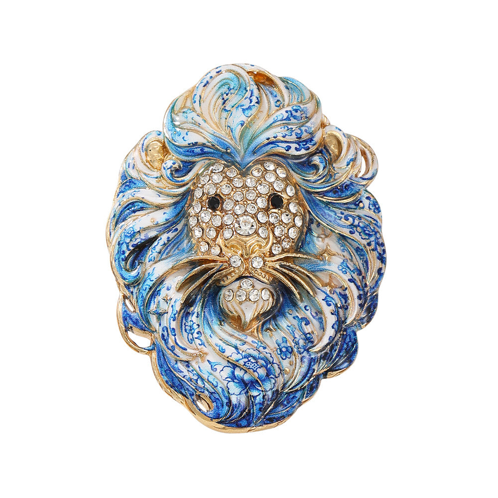 Luxury Zodiac Enamel Brooch – Choose Your Sign