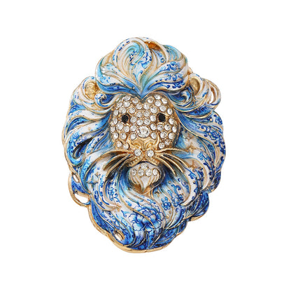 Luxury Zodiac Enamel Brooch – Choose Your Sign