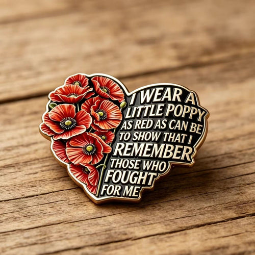 1945-2026 “Never Forgotten” Classic Poppy Crest — 81th Limited Edition
