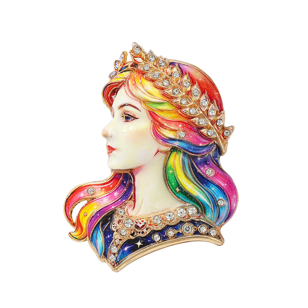 Luxury Zodiac Enamel Brooch – Choose Your Sign