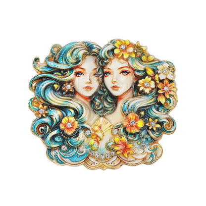 Luxury Zodiac Enamel Brooch – Choose Your Sign