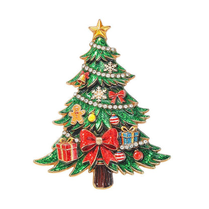 Christmas Enamel Lapel Pin Collection (16 Cute Designs)
