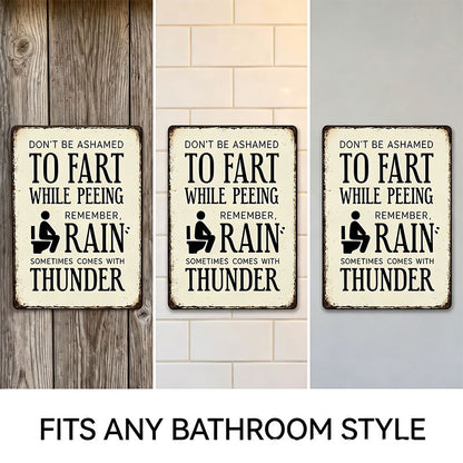 ⚡️Last Day 49%OFF🔥-Funny Bathroom Rules Wooden Sign