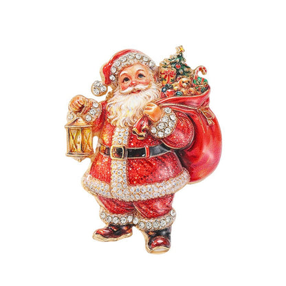 Christmas Enamel Lapel Pin Collection (16 Cute Designs)