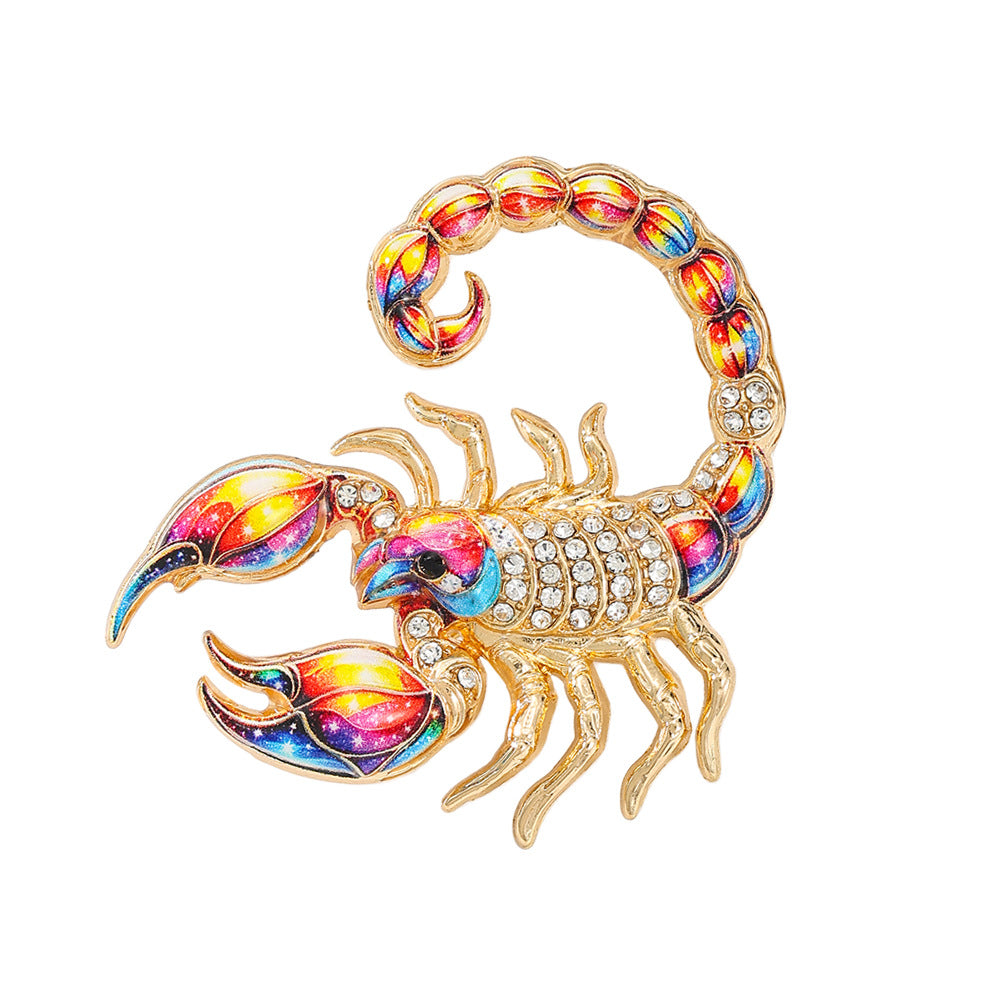 Luxury Zodiac Enamel Brooch – Choose Your Sign