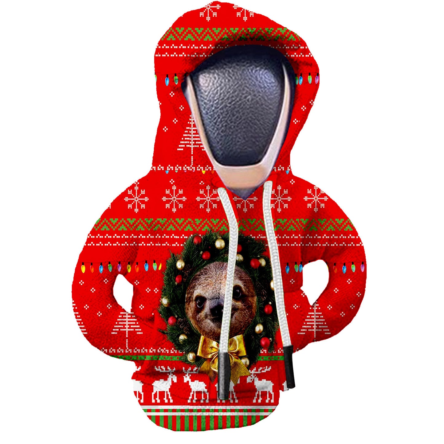 🔥Hot Sales🔥-Second Generation ⚡️Creative Sweater Car Gear Shift Lever Cover