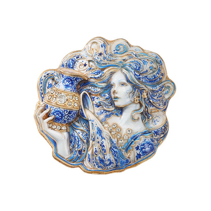 Luxury Zodiac Enamel Brooch – Choose Your Sign