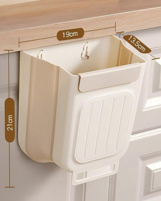 ✨ Foldable Hanging Kitchen Trash Bin | Cabinet Door Waste Bin
