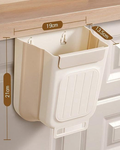 ✨ Foldable Hanging Kitchen Trash Bin | Cabinet Door Waste Bin