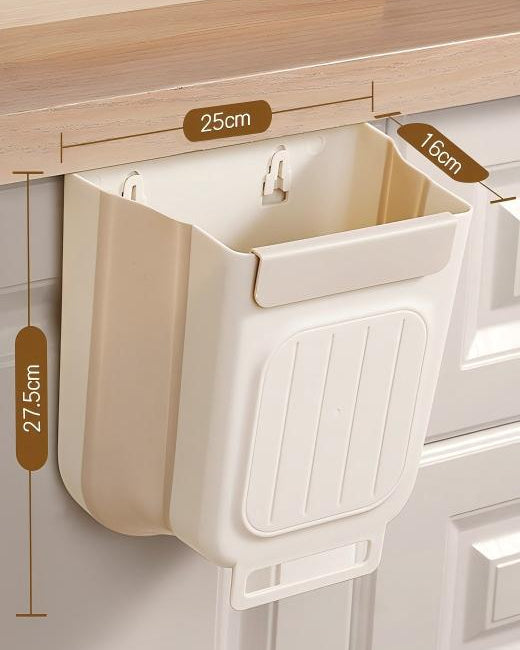 ✨ Foldable Hanging Kitchen Trash Bin | Cabinet Door Waste Bin