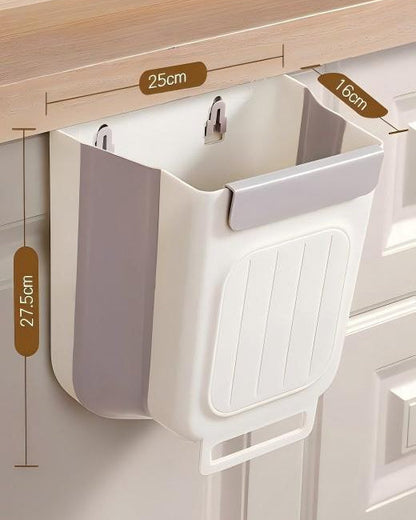 ✨ Foldable Hanging Kitchen Trash Bin | Cabinet Door Waste Bin